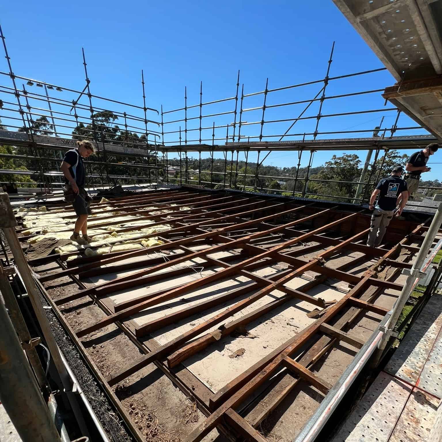 Figtree Second Storey Addition Subfloor Progress Shot