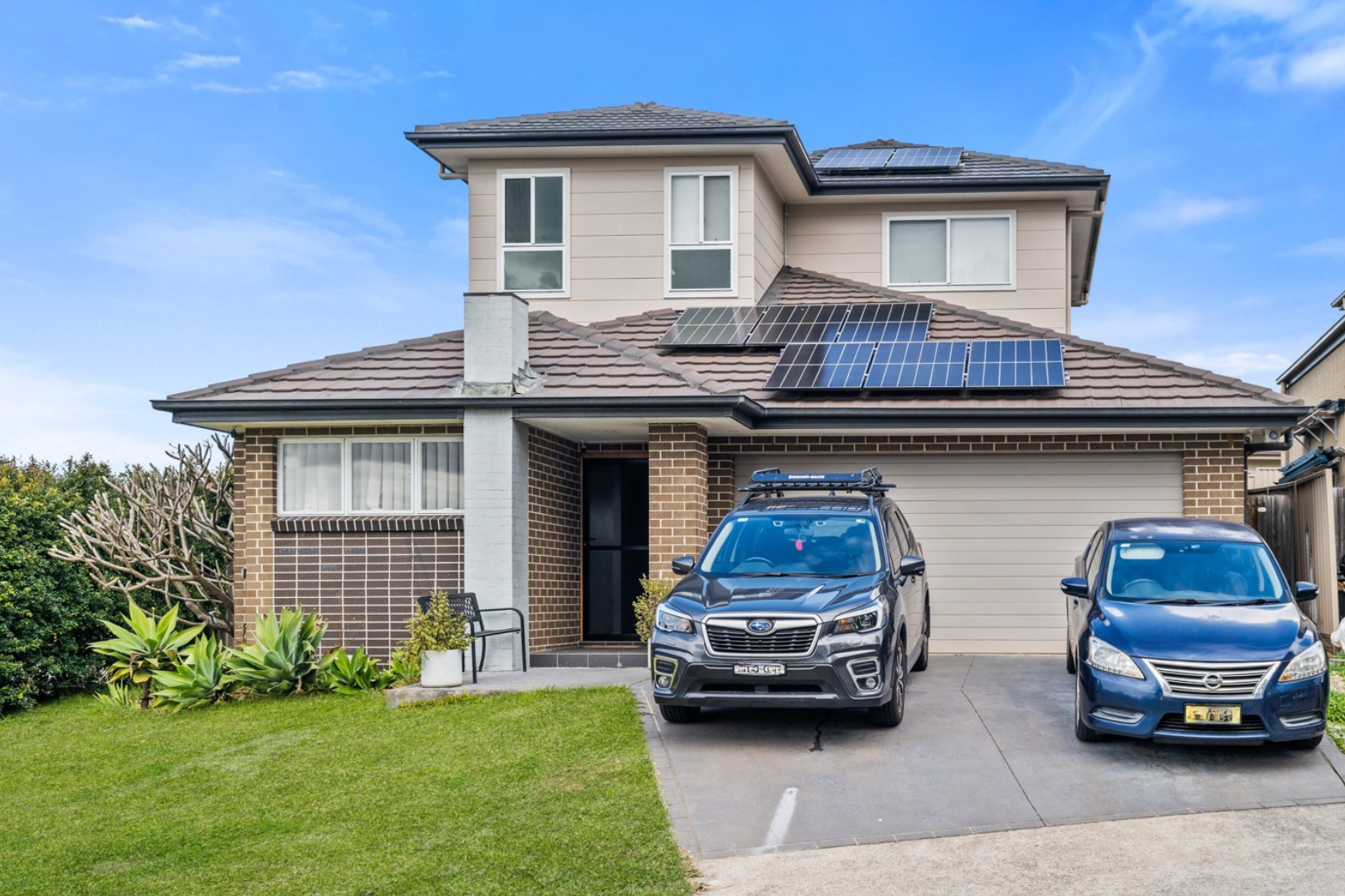 After Second Storey Addition Mount Annan 60m2 Completed 60m² second storey addition to a brick family home featuring new second storey in Mount Annan