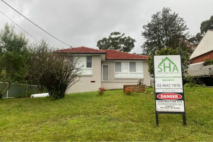Single-storey Epping home before an 80m² second storey addition