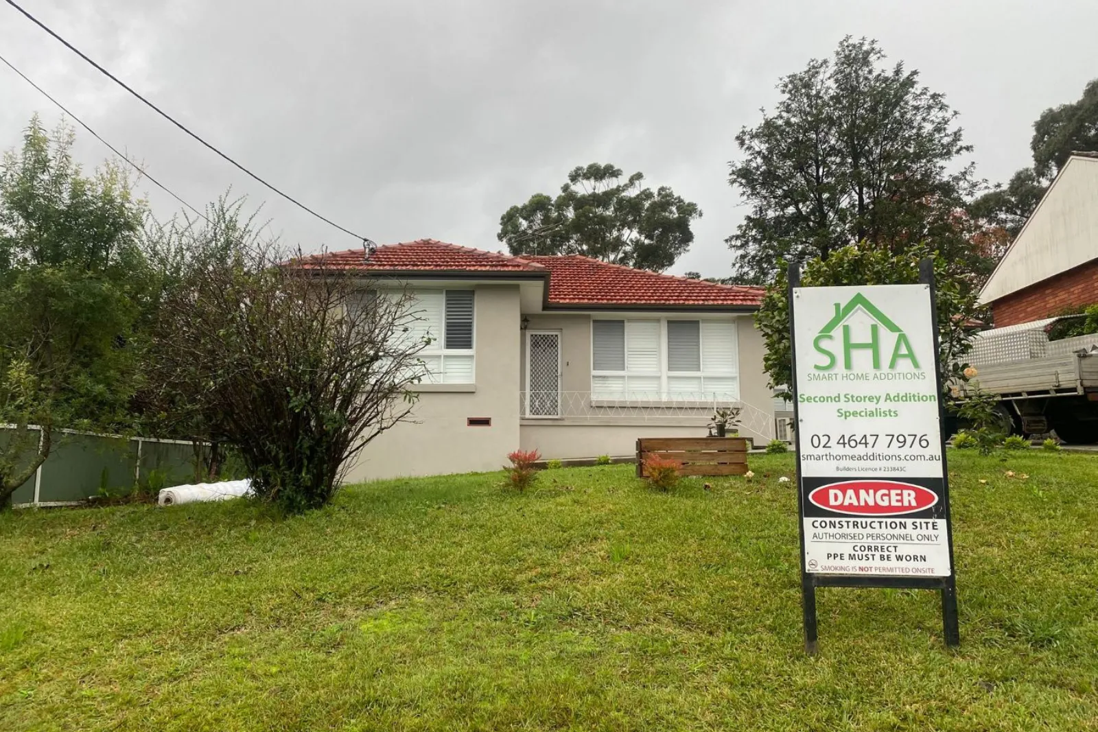 Single-storey Epping home before an 80m² second storey addition