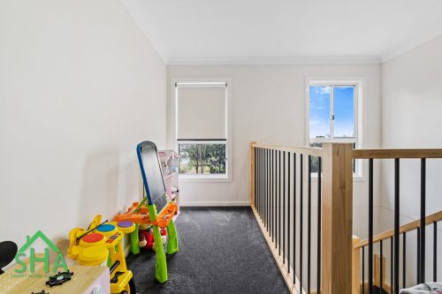 Stairs living room built By Smart Home Additions  Second Storey Addition Mount Annan 