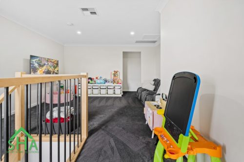 Stairs Living room built By Smart Home Additions  Second Storey Addition Mount Annan 