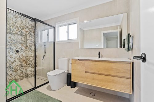 Bathroom built By Smart Home Additions  Second Storey Addition Mount Annan 