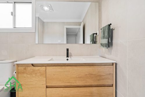 Bathroom Vanity built By Smart Home Additions  Second Storey Addition Mount Annan 