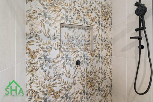 Bathroom Shower Tile built By Smart Home Additions  Second Storey Addition Mount Annan 