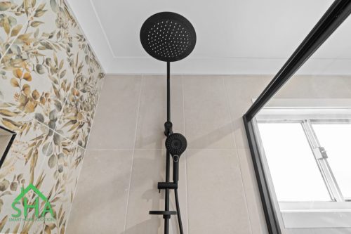 Bathroom Shower head built By Smart Home Additions  Second Storey Addition Mount Annan 