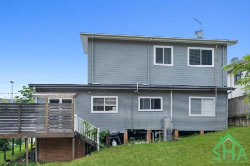 Completed rear elevation of Figtree home addition