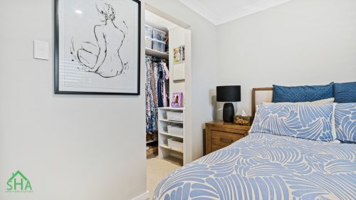 Hallway and bedroom access in second storey addition Gledswood Hills 70m2 built by Smart Home Additions